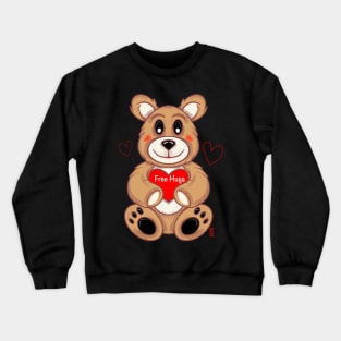 Free hugs bear Crewneck Sweatshirt